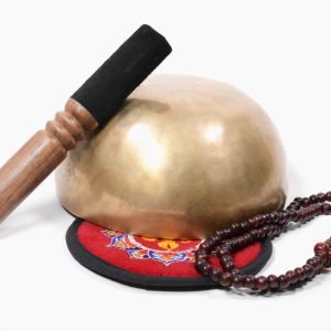 6 Inch Tibetan Handmade 7 Metal Singing Bowl Set with Cushion and Striker Stick